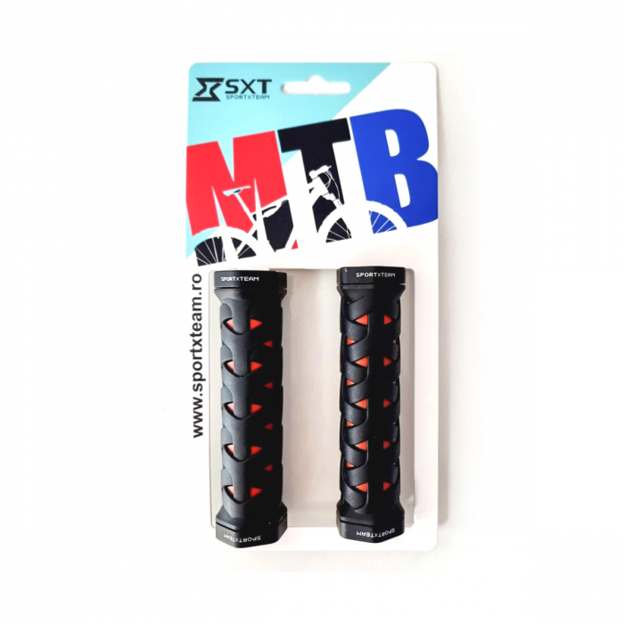 Mansoane SXT Y-Sport, Negru/Rosu, 130mm [2]