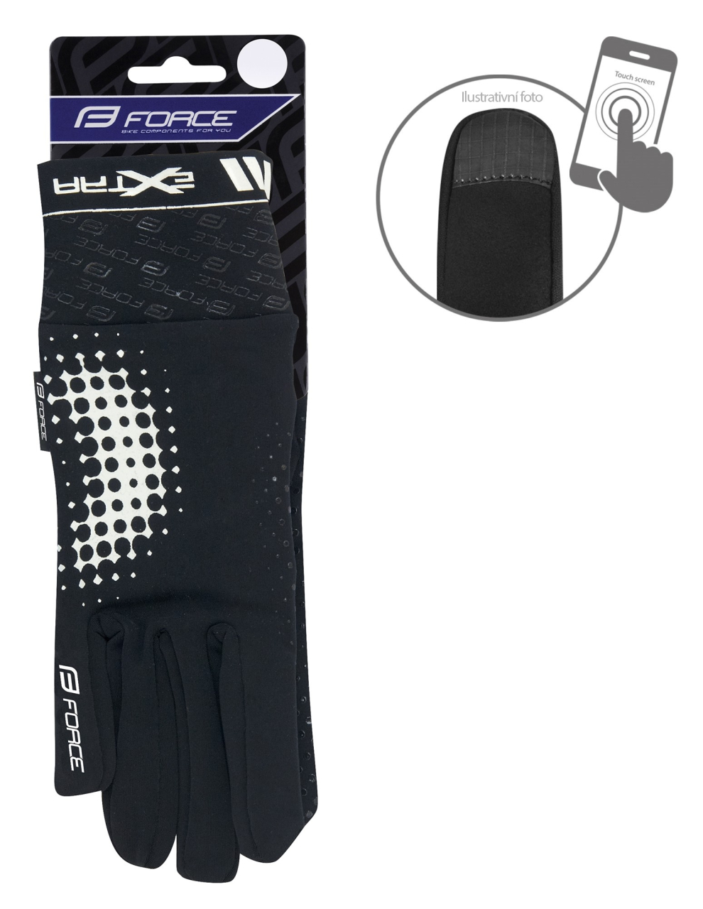 Manusi Force Extra primavara/toamna negre M [2]