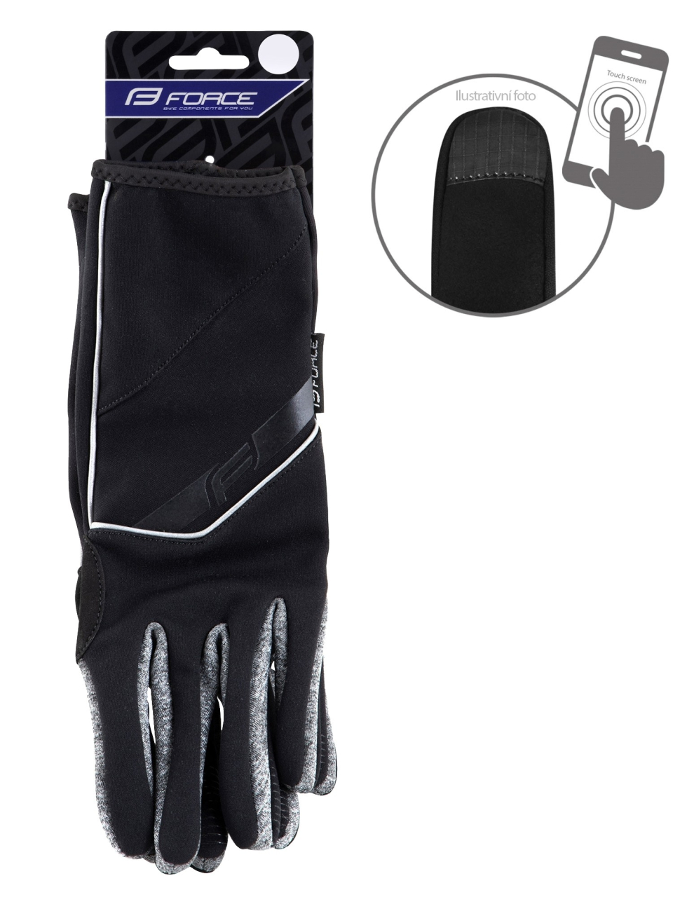 Manusi Force Gale Softshell Primavara-Toamna Black S [2]