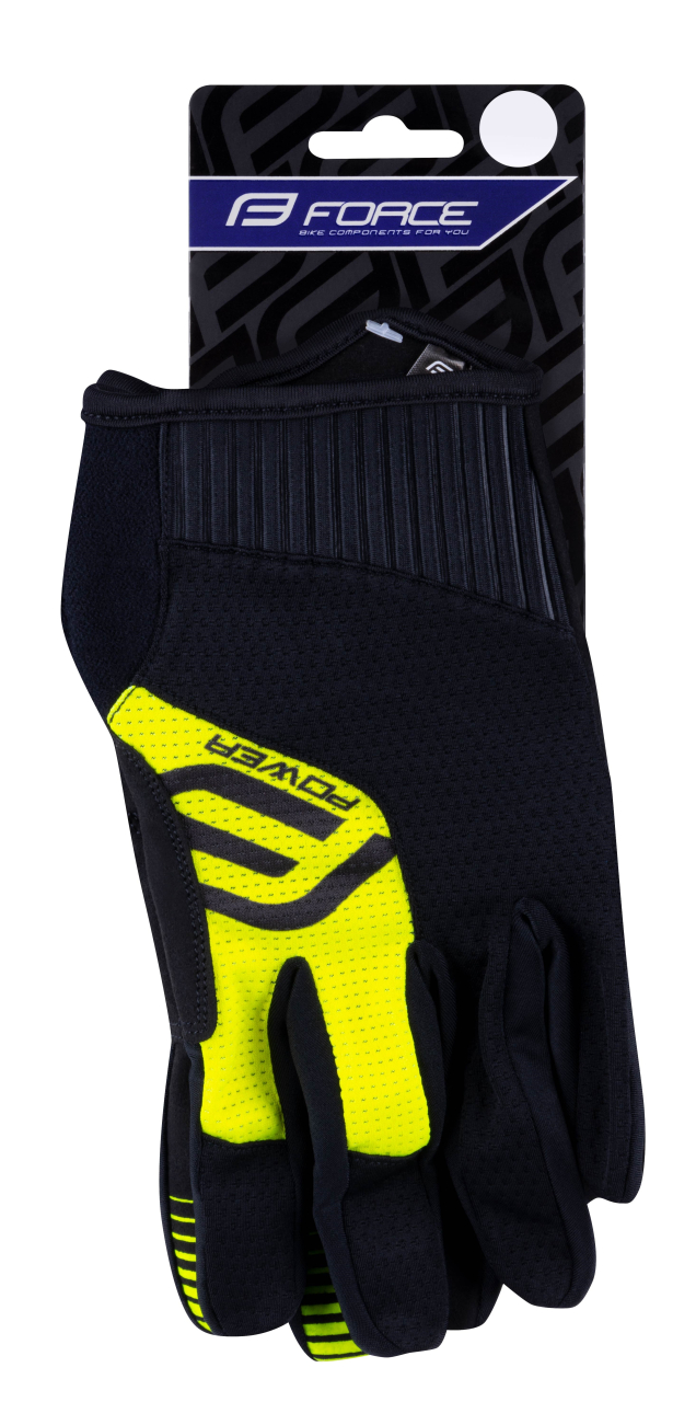 Manusi Force MTB Power, negru/fluo, XL [3]