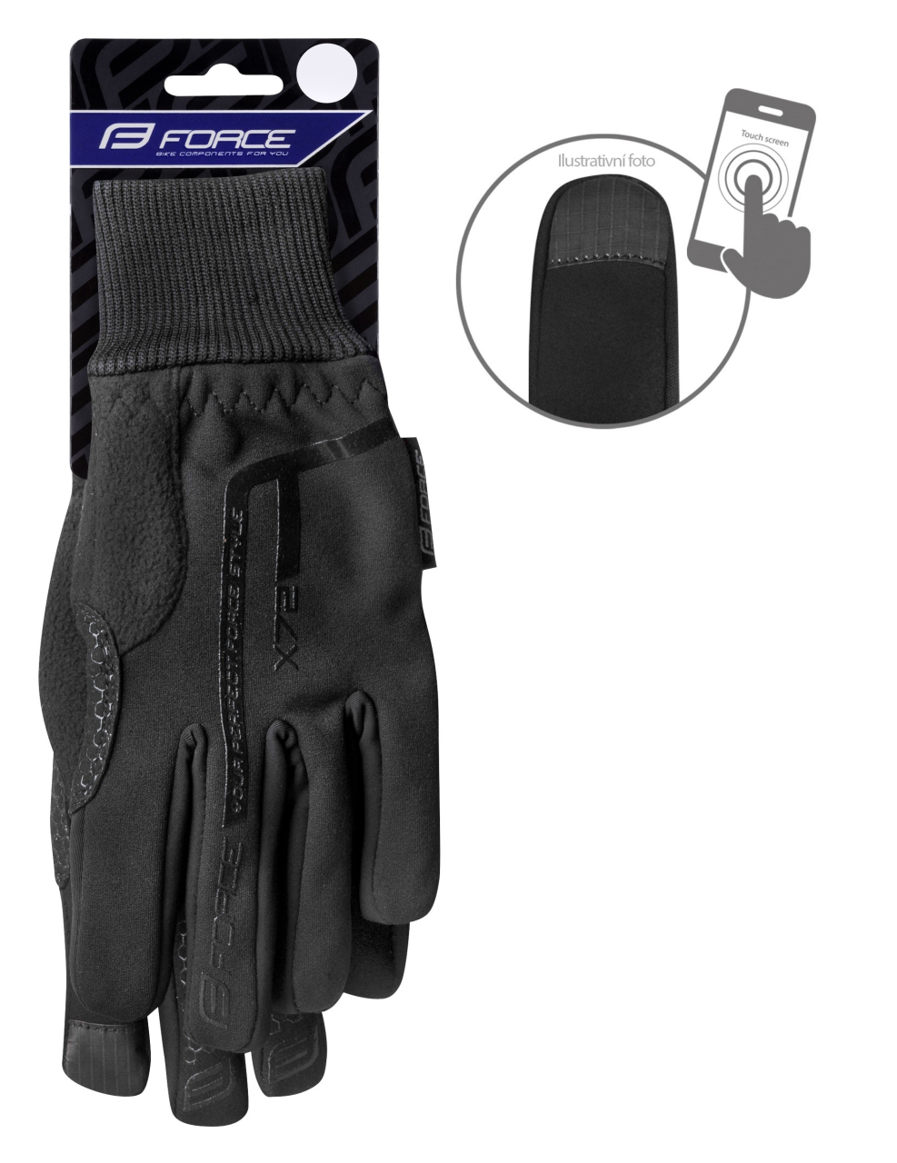 Manusi iarna Copii Force X72 Negru M [2]