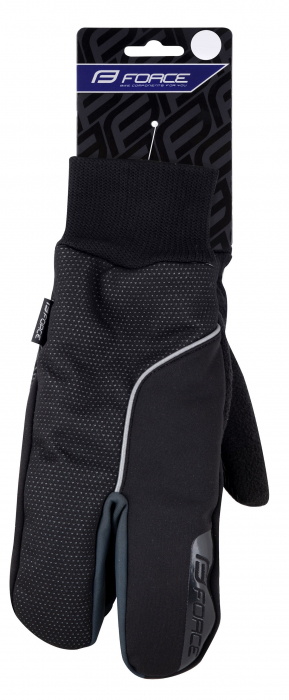 Manusi iarna Force Hot Rak Pro 3 degete negre M [3]