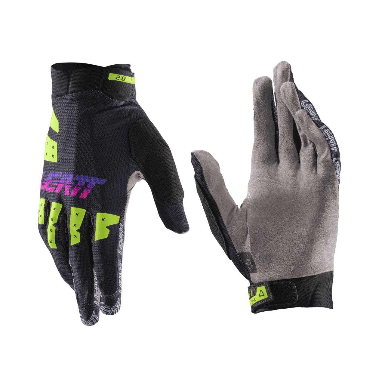 Manusi Leatt MTB 2.0 X-Flow Neon Black L [2]