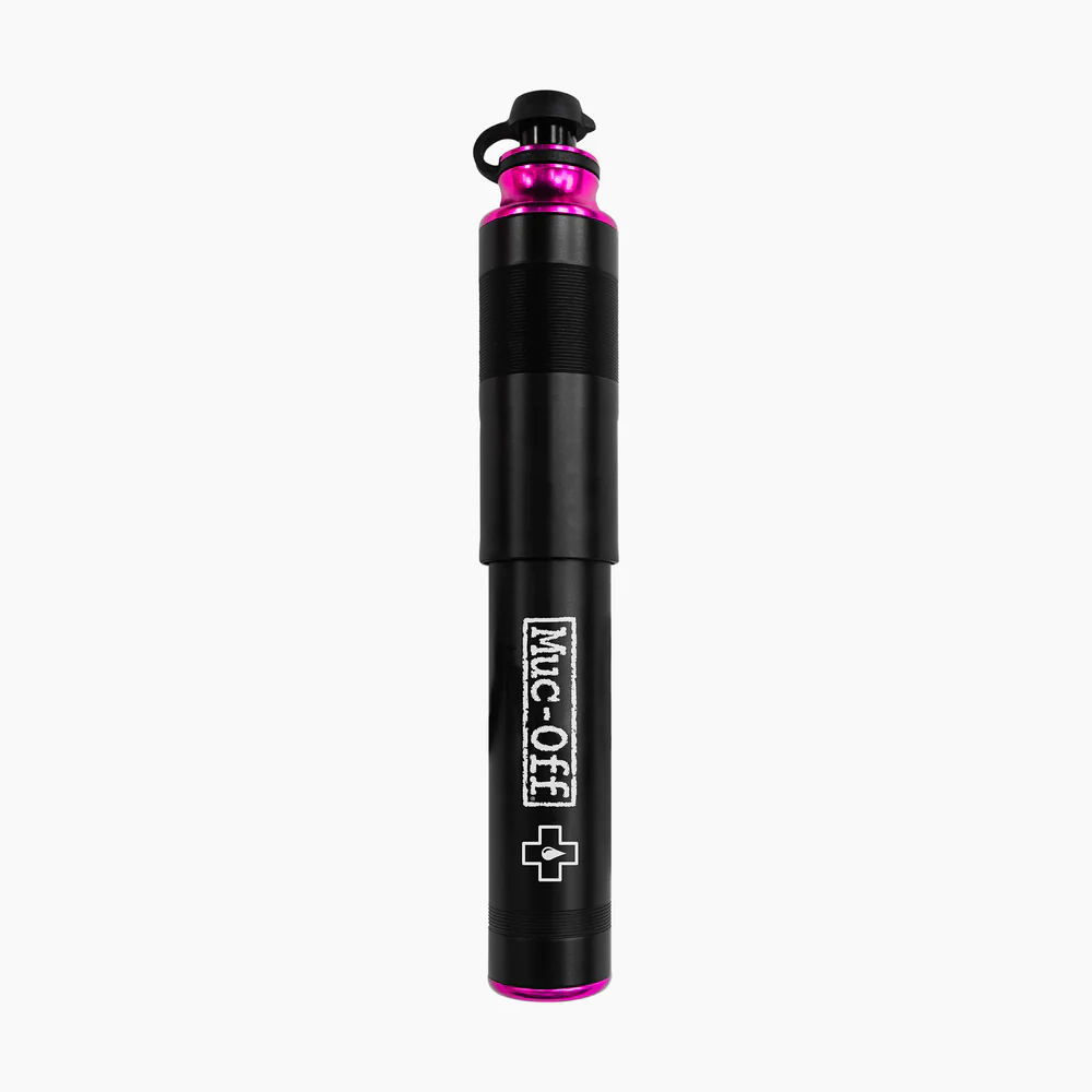 Mini-pompa Muc-Off AirMach, Auto/Presta, Negru/Magenta [2]