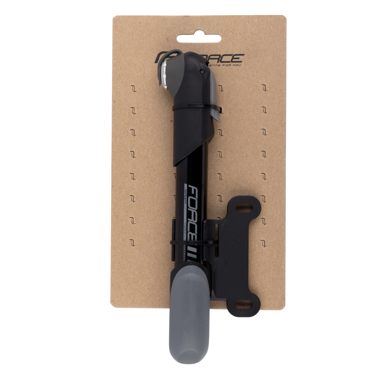 Mini pompa telescopica Force Sport Duo Teleskop AL, Negru [4]