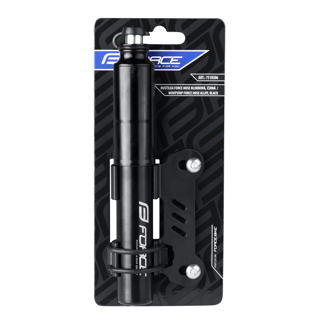 Minipompa Force Hose aliaj, negru [4]