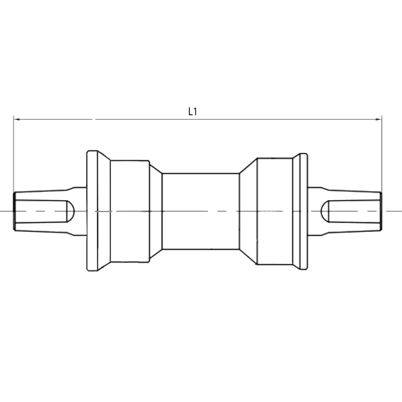 Butuc pedalier M-Wave Carousel BB Repair, 119 mm [3]