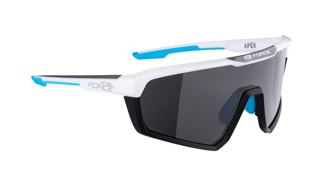 Ochelari Force Apex lentila negru contrast, alb/bleu [2]
