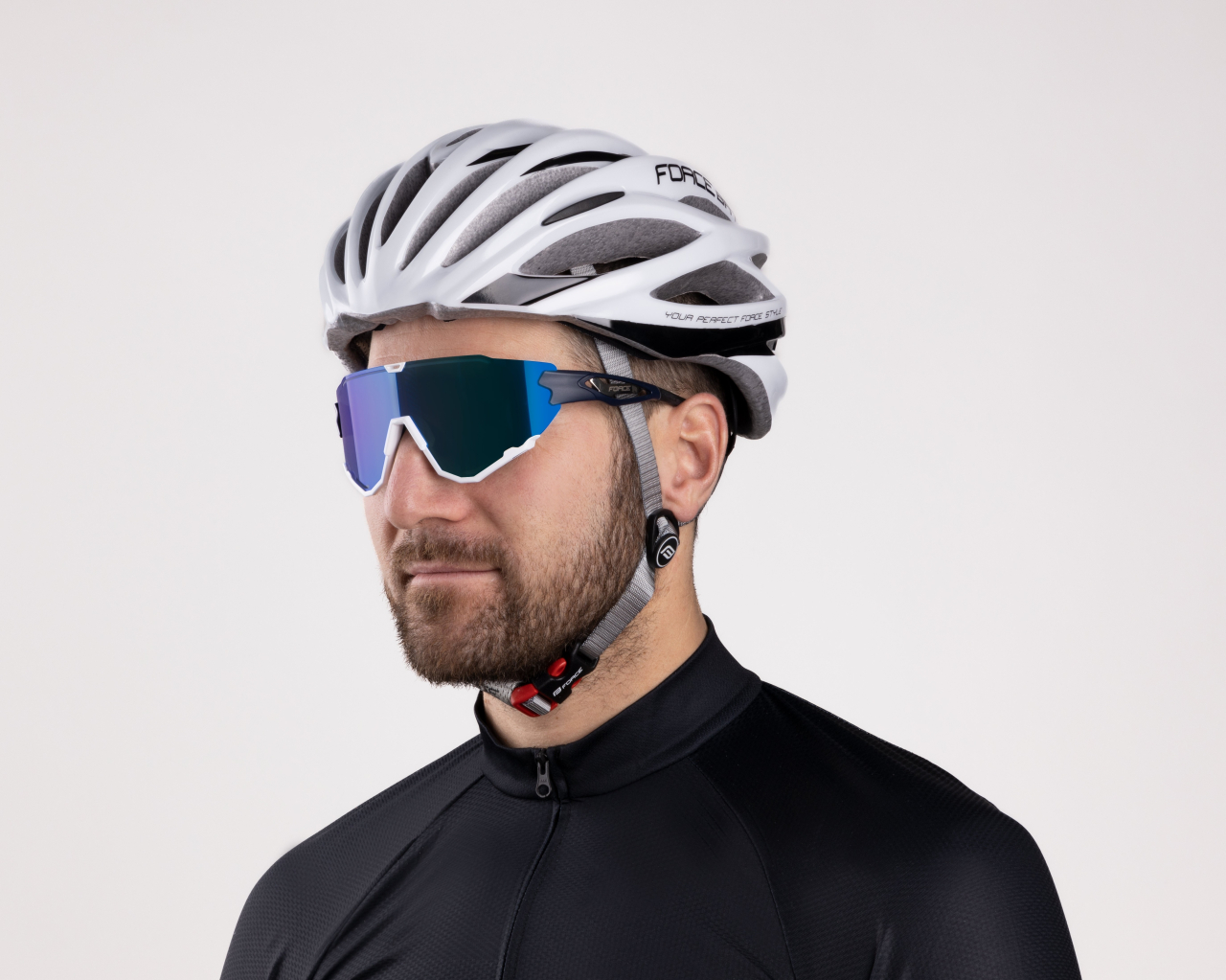 Ochelari Force Creed albastru/alb, lentila revo albastra [7]