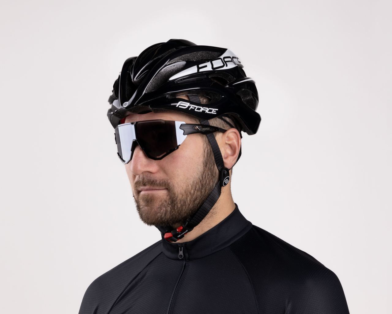 Ochelari Force Creed negru, lentila neagra oglinda [7]