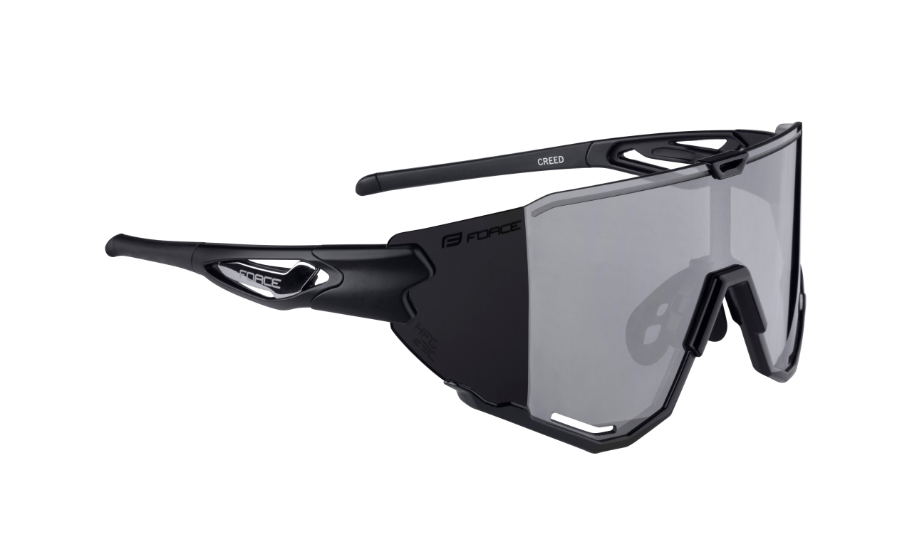 Ochelari Force Creed negru, lentila neagra oglinda [3]