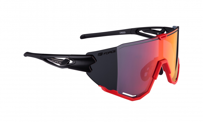 Ochelari Force Creed negru, lentila neagra oglinda [10]