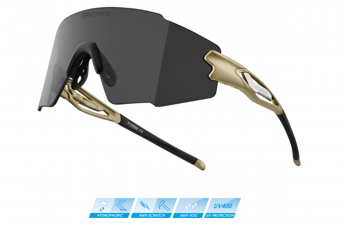 Ochelari Force Mantra Mirror auriu/negru [2]
