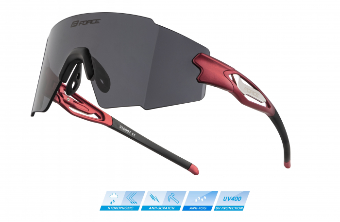 Ochelari Force Mantra Mirror rosu/negru [2]