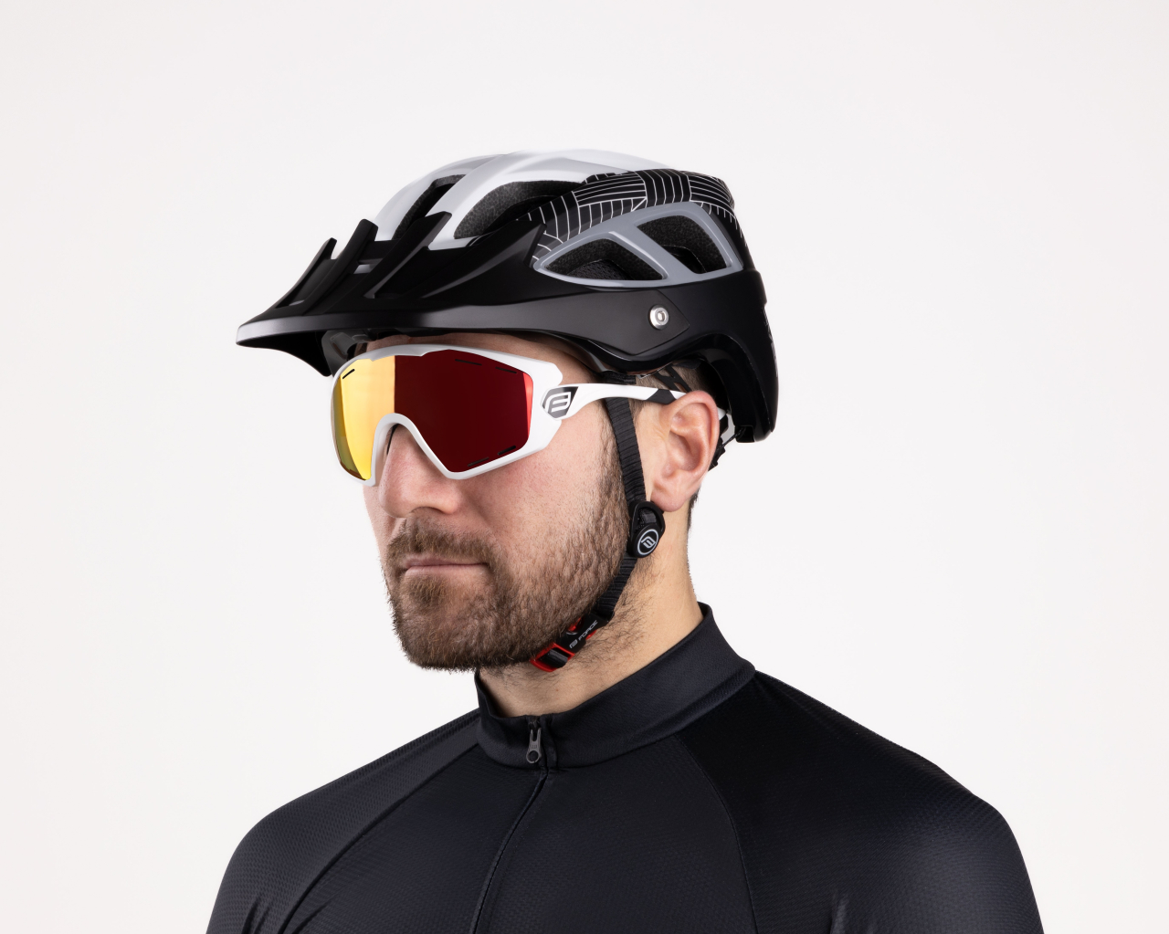 Ochelari Force Ombro Plus alb mat, lentila rosie [7]