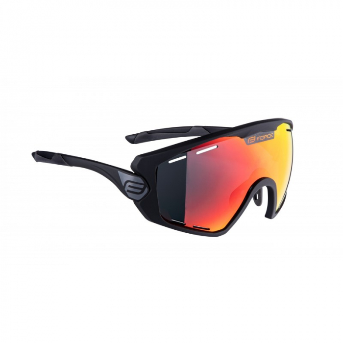 Ochelari Force Ombro Plus negru mat, lentila rosie [2]