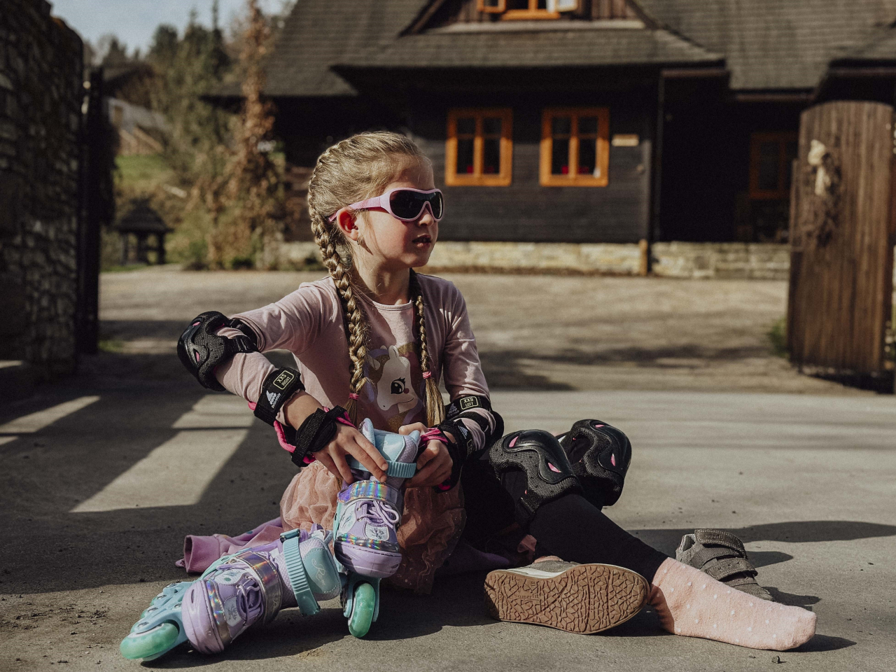 Ochelari Force Pokey Pink lentile negre [5]