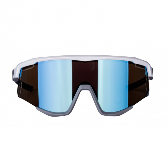 Ochelari Force Sonic alb/gri, lentila albastra oglinda [3]