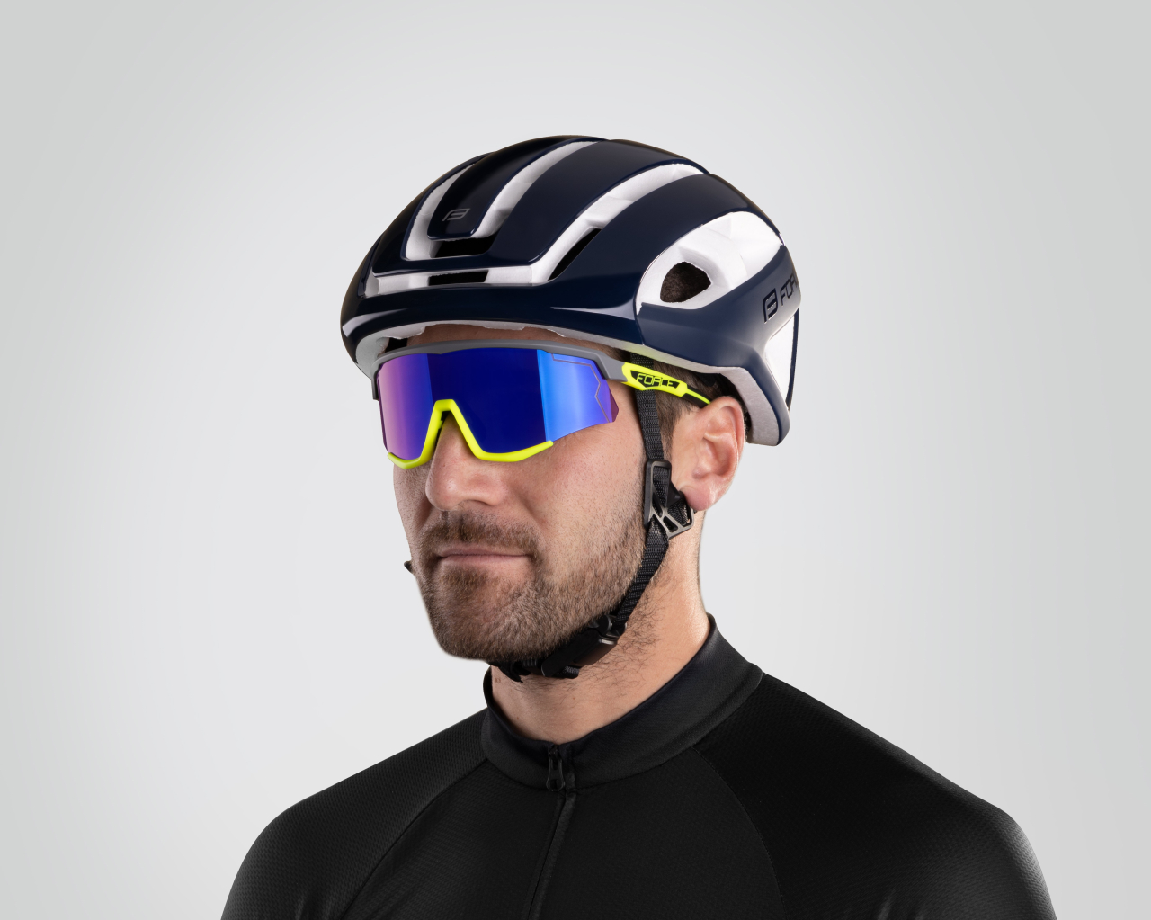 Ochelari Force Sonic gri/fluo, lentila albastra oglinda [4]