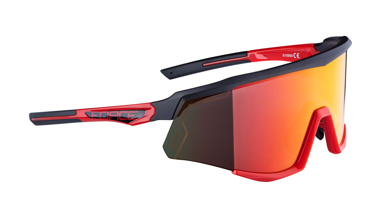 Ochelari Force Sonic negru/rosu, lentila rosie oglinda [2]