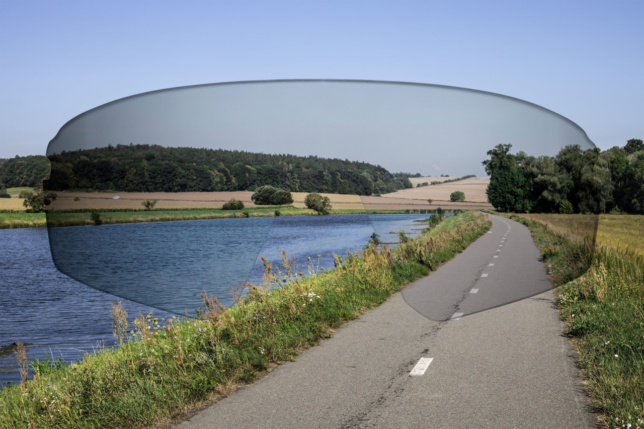 Ochelari Force Sonic negru/rosu, lentila rosie oglinda [4]