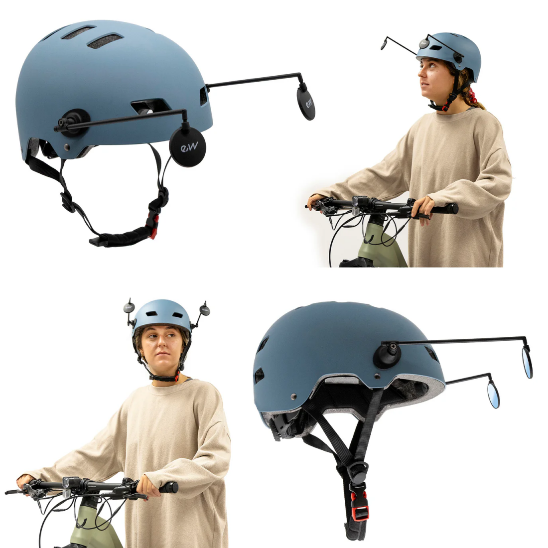 Oglinda retrovizoare pentru casca EWR002 ajustabila, detasabila [7]