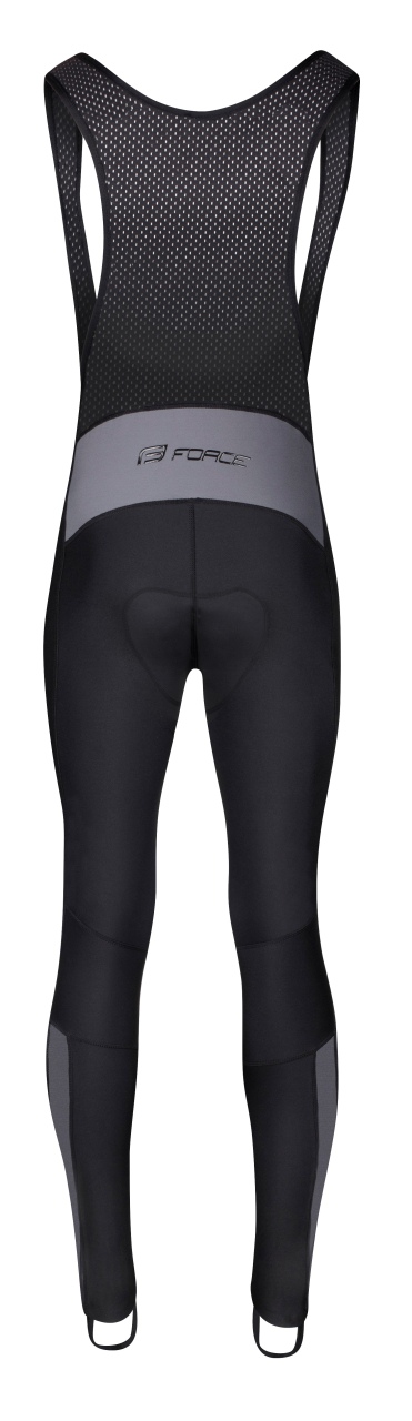 Pantaloni cu bretele si bazon Force Bright negri M [2]