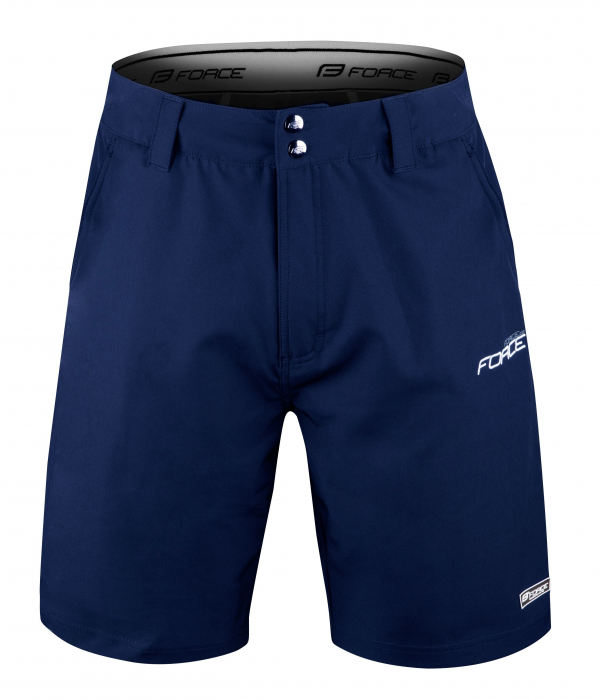 Pantaloni Force Blade MTB cu sub-pantaloni cu bazon Navy XXXL [1]