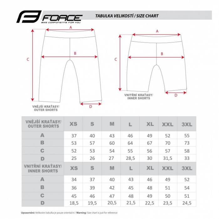 Pantaloni scurti Force Blade MTB, lenjerie cu bazon, Galben Fluo XS [5]