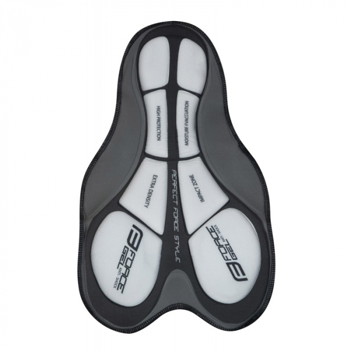 Pantaloni scurti Force Blade MTB, lenjerie cu bazon, Negru, L [4]