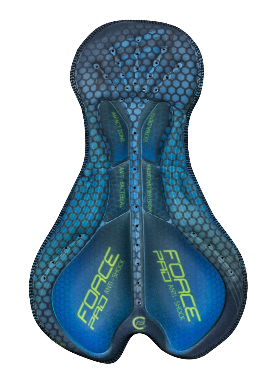 Pantaloni Force F58 cu bretele si bazon Negru-Fluo S [4]