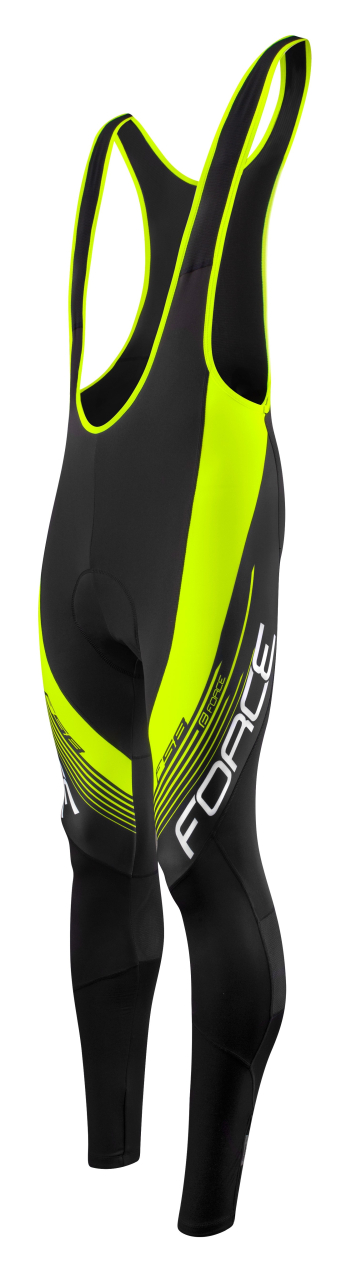 Pantaloni Force F58 cu bretele si bazon Negru-Fluo S [3]