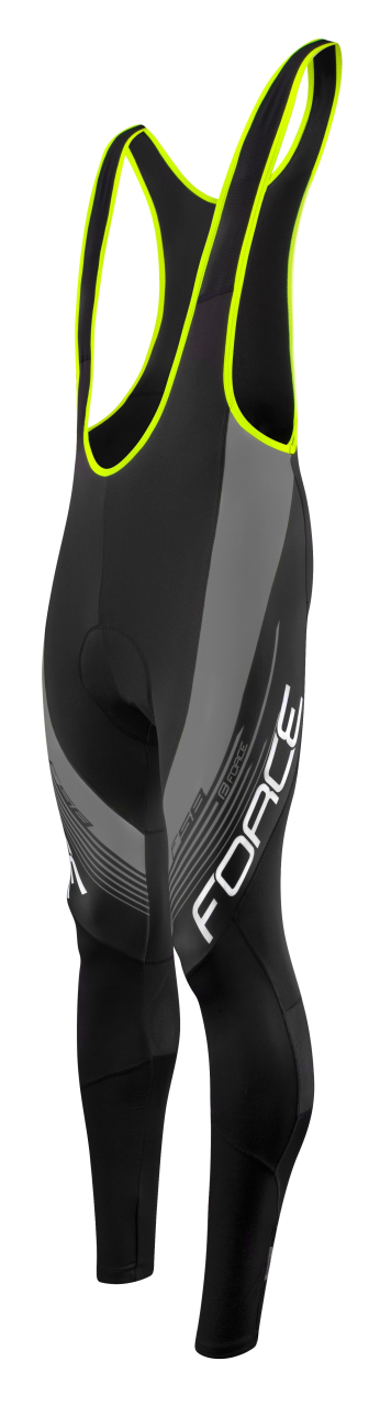 Pantaloni Force F58 cu bretele si bazon Negru-Gri S [3]