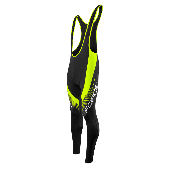 Pantaloni Force F58 cu bretele si bazon Negru-Fluo S [2]