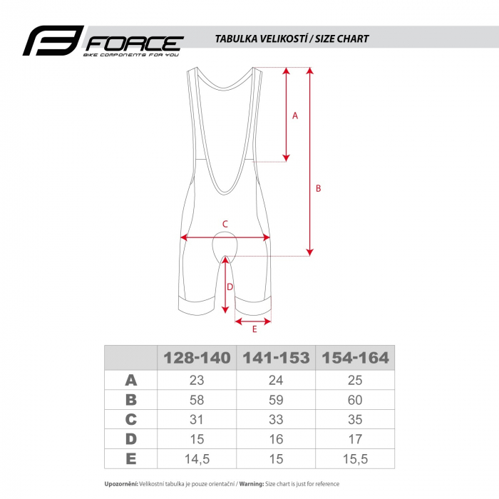 Pantaloni scurti cu bretele Force Kid Victory Negru/Gri 128-140cm [3]