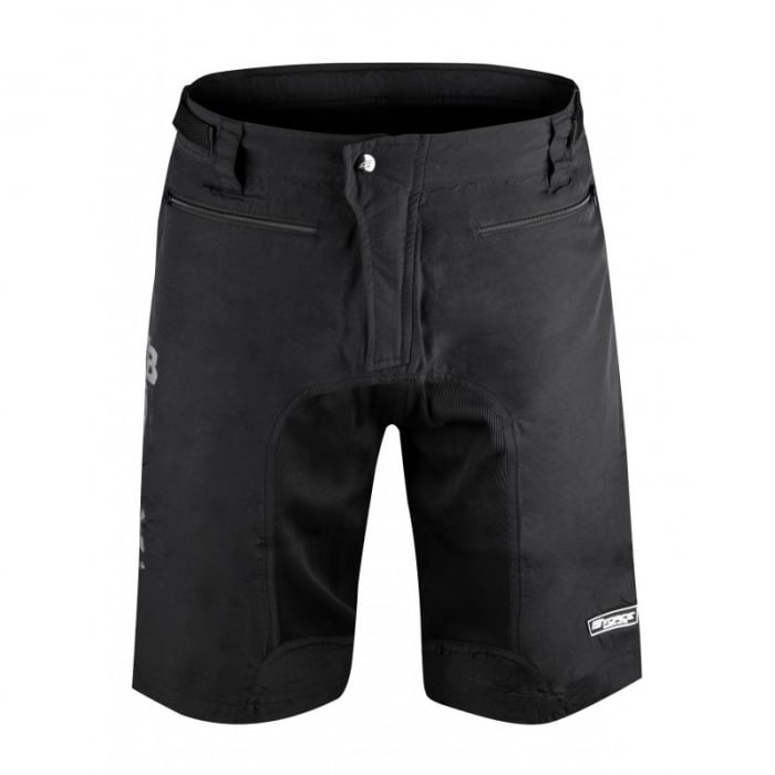 Pantaloni scurti Force MTB-11 cu sub-pantaloni cu bazon Negri M [2]