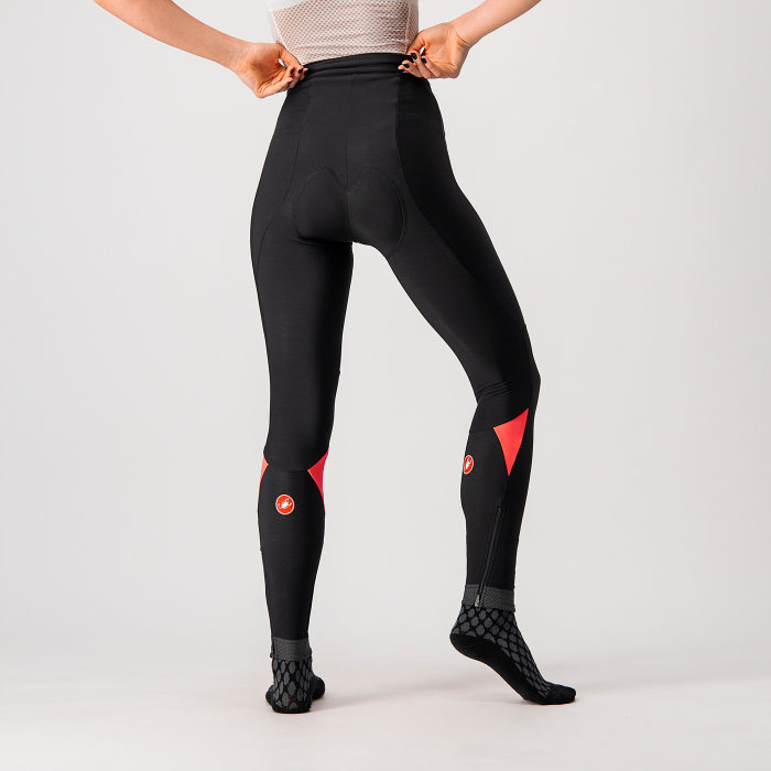 Pantaloni lungi Castelli Velocissima, de dama, Negru/Roz, L [4]