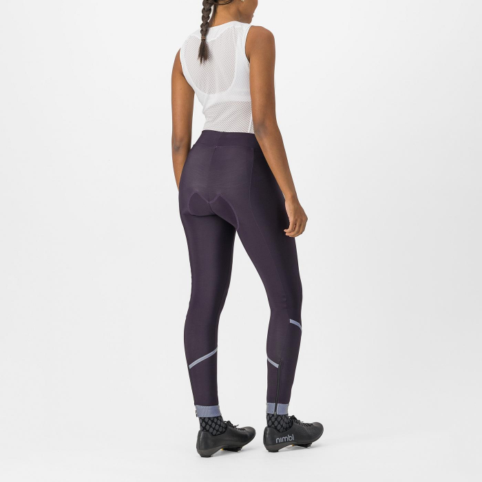 Pantaloni lungi Castelli Velocissima Thermal, de dama, mov nocturn inchis/argintiu reflex, M [2]