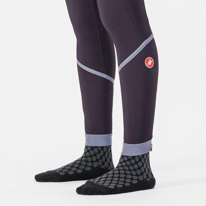 Pantaloni lungi Castelli Velocissima Thermal, de dama, mov nocturn inchis/argintiu reflex, M [3]