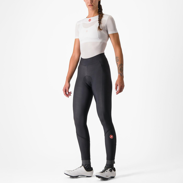 Pantaloni lungi Castelli Velocissima Thermal, negru/negru reflex, L [3]