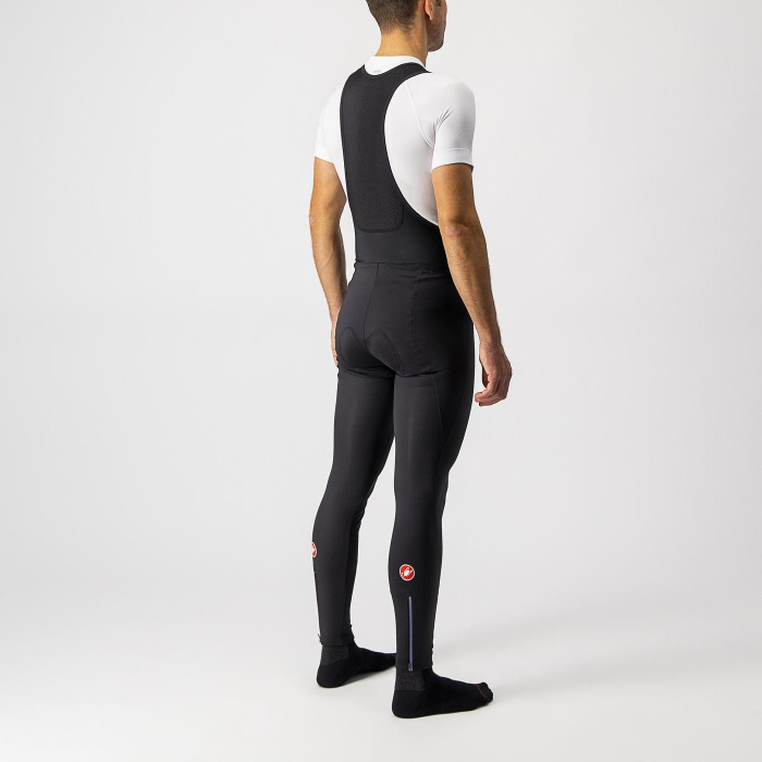 Pantaloni lungi cu bretele Castelli Entrata Wind, negru, S [2]