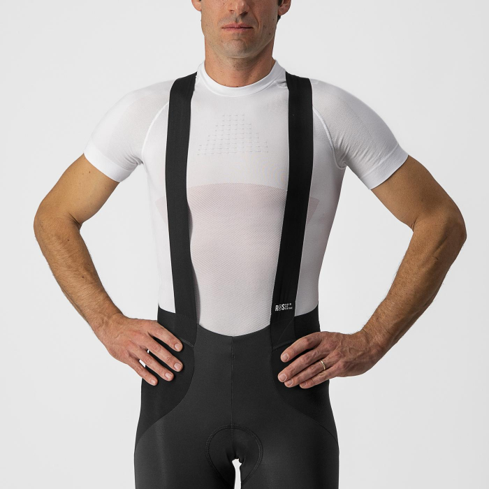 Pantaloni lungi cu bretele Castelli Sorpasso RoS, pt barbati, negru/argintiu reflex, M [5]