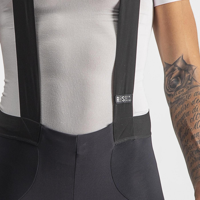 Pantaloni lungi cu bretele Castelli Sorpasso RoS, Negru/Rosu XXXL [4]