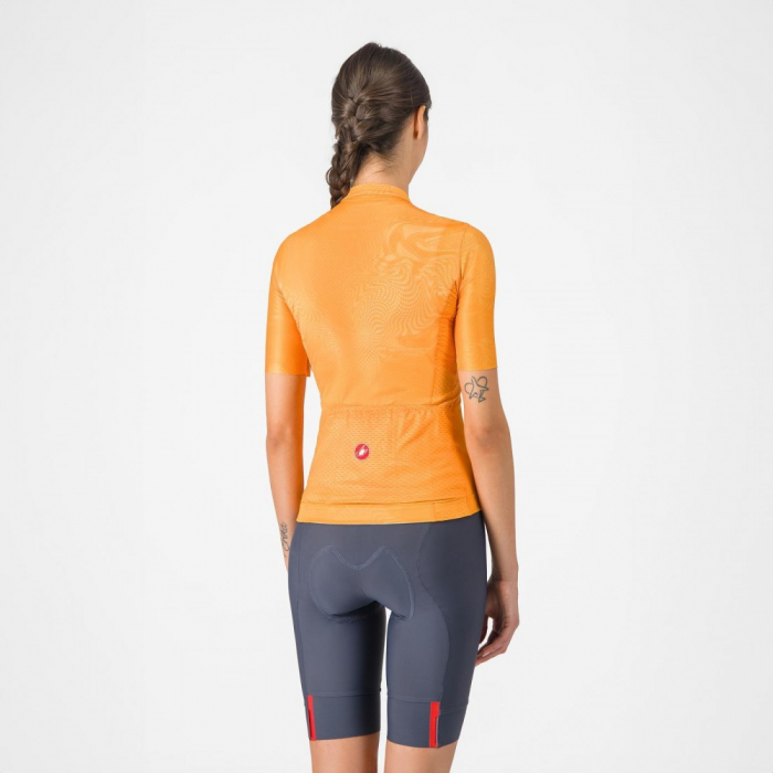 Pantaloni scurti Castelli Prima 2, pentru femei, albastru amurg/rosu hibiscus, S [4]