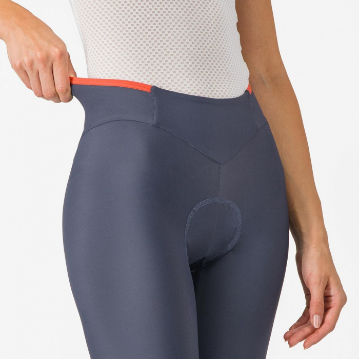 Pantaloni scurti Castelli Prima 2, pentru femei, albastru amurg/rosu hibiscus, S [2]
