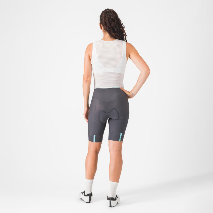 Pantaloni scurti Castelli Prima 2, pentru femei, gri inchis/albastru piscina, L [5]