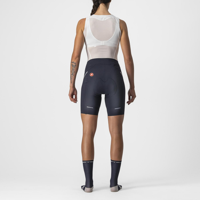 Pantaloni scurti Castelli Velocissima 3, de dama, Bleumarin/Argintiu, M [2]