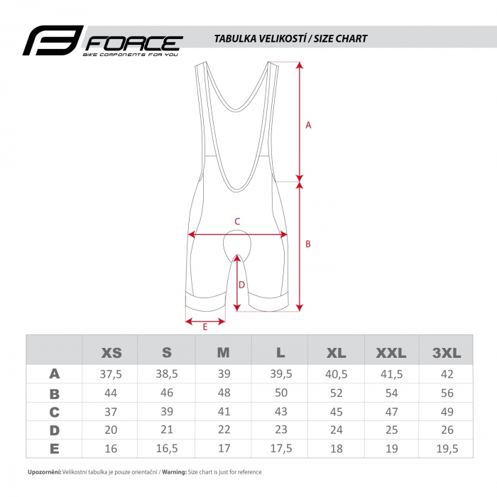 Pantaloni scurti cu bazon si bretele Force B38 S [5]