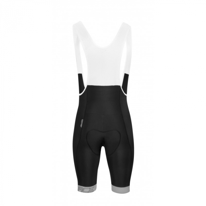 Pantaloni scurti cu bazon si bretele Force B40 negru/gri S [3]