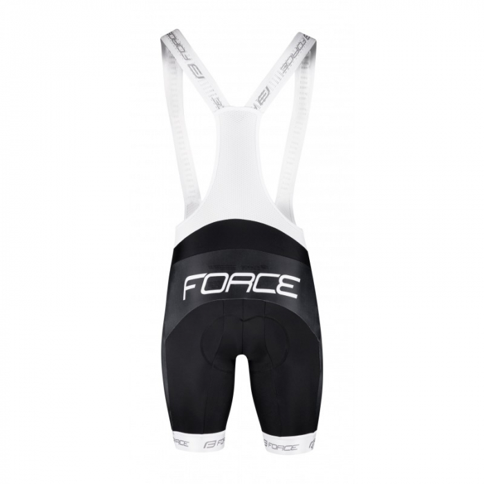 Pantaloni scurti cu bretele Force Team 18 Negru/Alb XXXL [3]